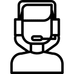 telephone operator icon