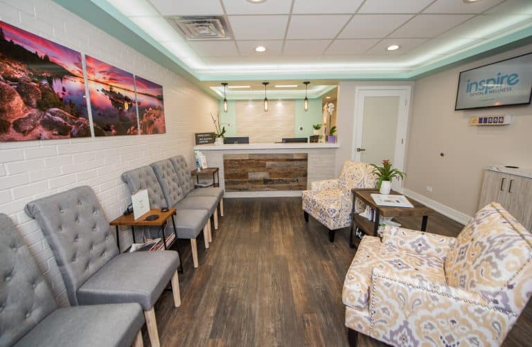 Reception Room Orland Park Dentist