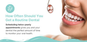 How often should you get a routine dental appointment